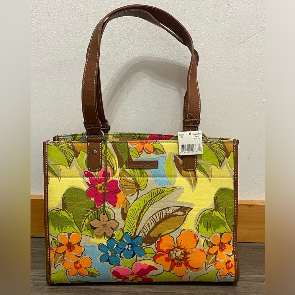 Jamaica Bay Tropical 2006 Floral Purse